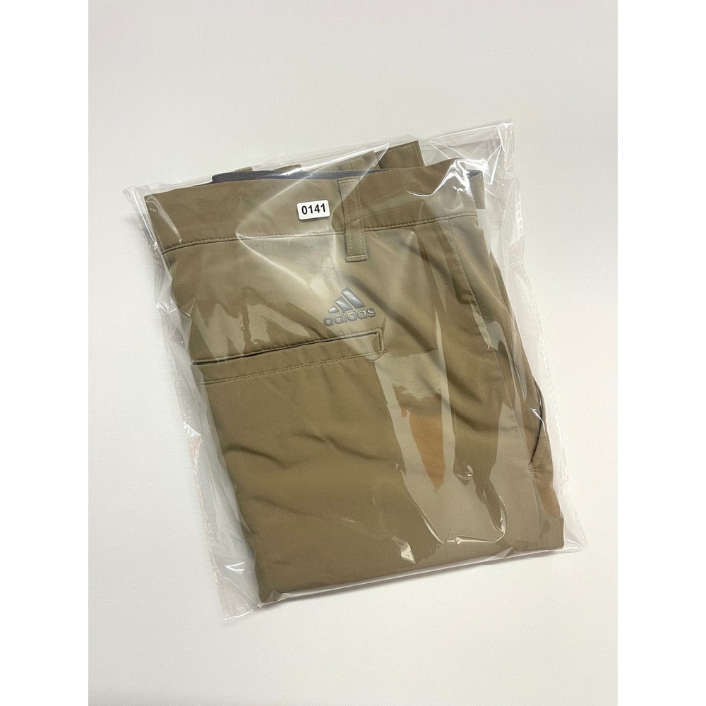 Adidas Golf Primegreen Shorts Mens 38 Khaki Tan Stretch Performance Athletic - Picture 15 of 15
